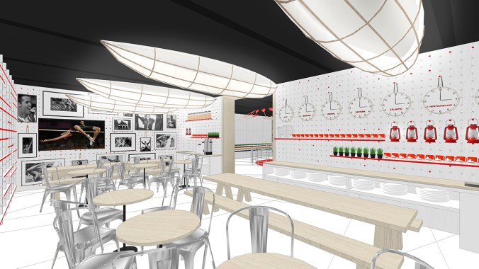 Rio 2016: Canada Olympic House rendering of the Petro-Canada Pantry.