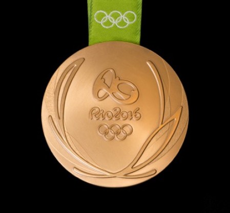 Rio 2016 gold medal back