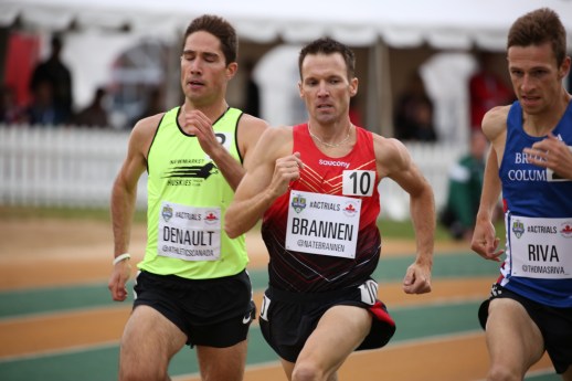 Nathan Brannan, going to Rio for the 1500m after qualifying at the Canadian Track and Field Championships and Selection Trials for the 2016 Summer Olympic and Paralympic Games, in Edmonton, Alta. (Steve Boudraeu/COC).