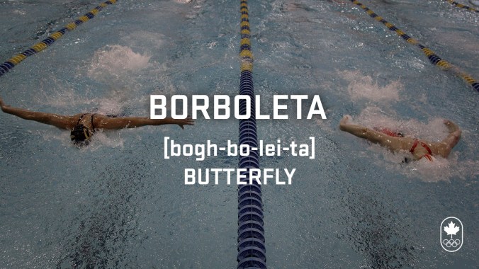 Carioca Crash Course, swimming edition, butterfly (borboleta)