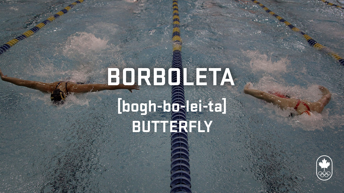 Carioca Crash Course, swimming edition, butterfly (borboleta)