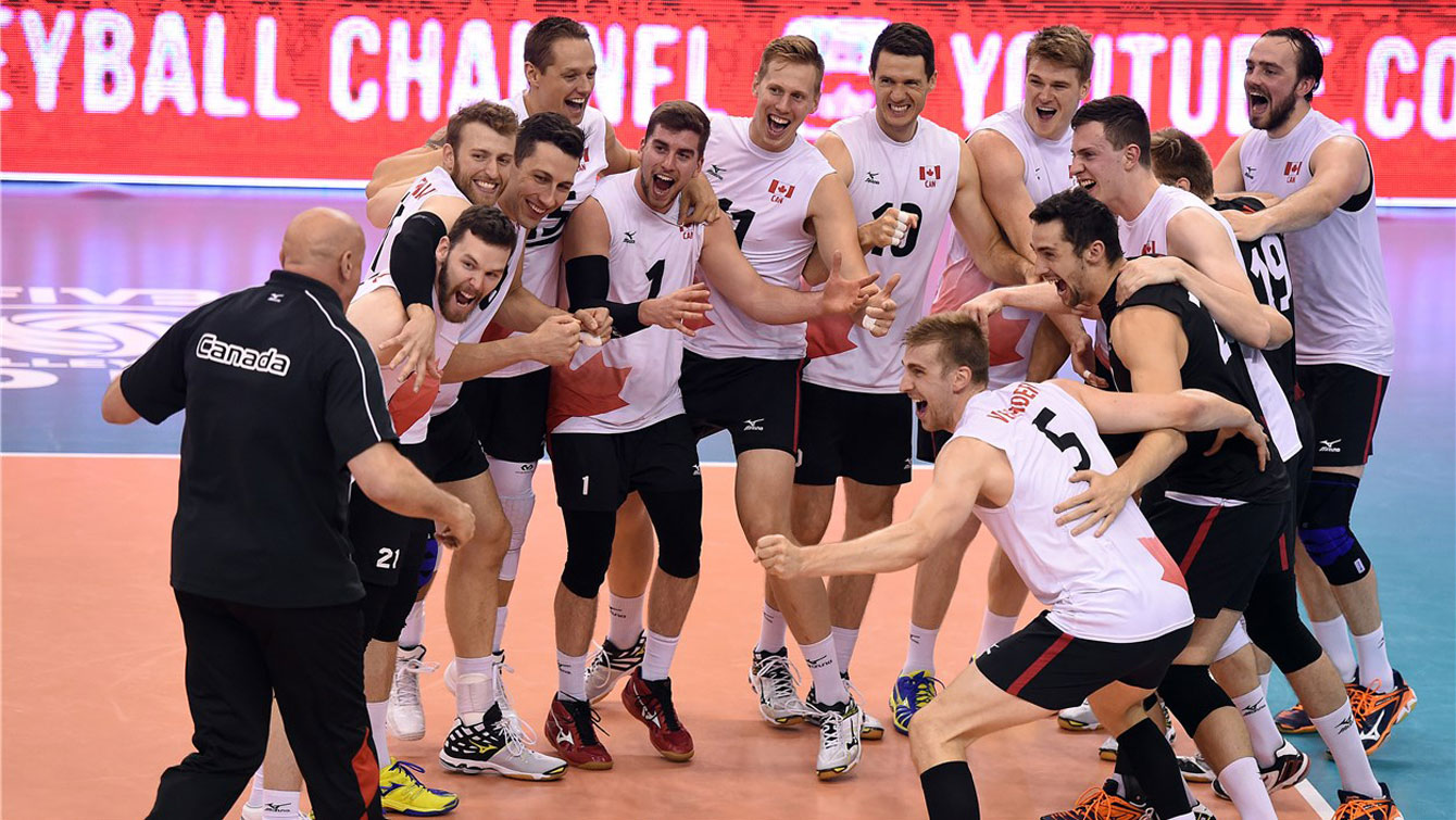 Canada defeated Portugal in Group 2 final and claimed a spot in the elite / Photo via FIVB