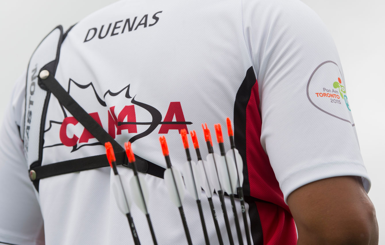 Crispin Duenas at Toronto 2015 Pan American Games on July 14, 2016. 