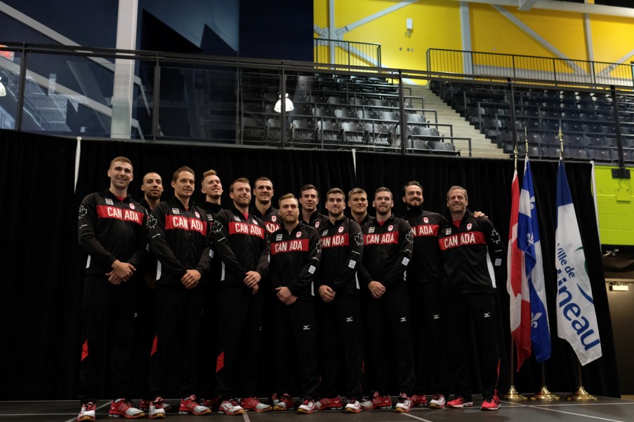 Your The Canadian Men's Volleyball team on July 22, 2016.