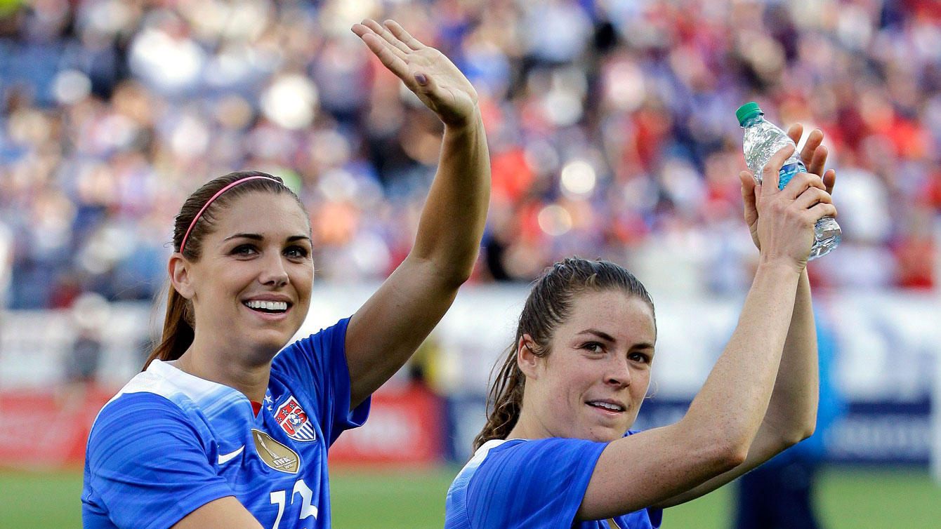 Alex Morgan of the United States on March 6, 2016. 