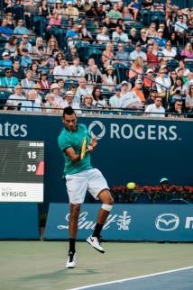 Denis Shap defeated Nick Kyr in first round action of the Rogers Cup on July 25, 2016 in Toronto. (Thomas Skrlj / COC)