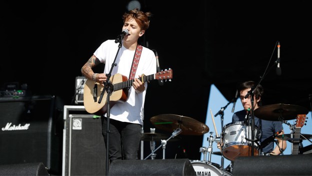 Scott Helman opens the main stage action at the Molson Canadian Team Canada Beach Party presented by Hilton.