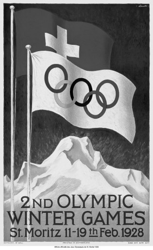 St Moritz 1928 official poster / Photo via The Olympic Museum