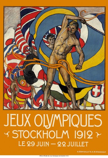 Stockholm 1912 official poster / Photo via The Olympic Museum