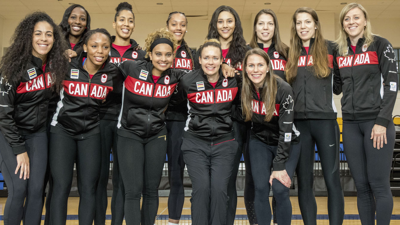 Rio 2016 Women's basketball Team Canada Official Olympic Team site