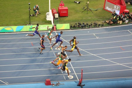 Andre De Grasse, Usain Bolt, Rio 2016, 100m, final, bronze, Olympics, Canada