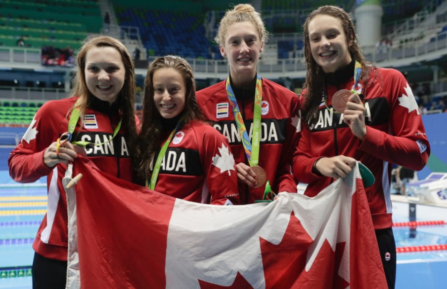 Rio 2016: 200m freestyle relay - Taylor Ruck, Brittany MacLean, Katerine Savard and Penny Oleksiak Rio 2016: 200m freestyle relay - Taylor Ruck, Brittany MacLean, Katerine Savard and Penny Oleksiak