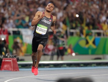 Andre De Grasse, Usain Bolt, Rio 2016, 100m, final, bronze, Olympics, Canada