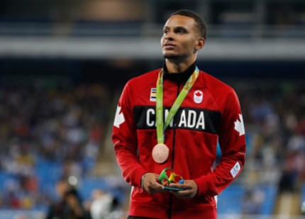 Rio 2016: Andre De Grasse Andre De Grasse, Rio 2016. August 15, 2016. COC Photo/Mark Blinch