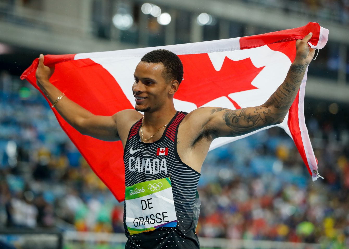 Rio 2016 Andre De Grasse 200m Team Canada Official Olympic Team