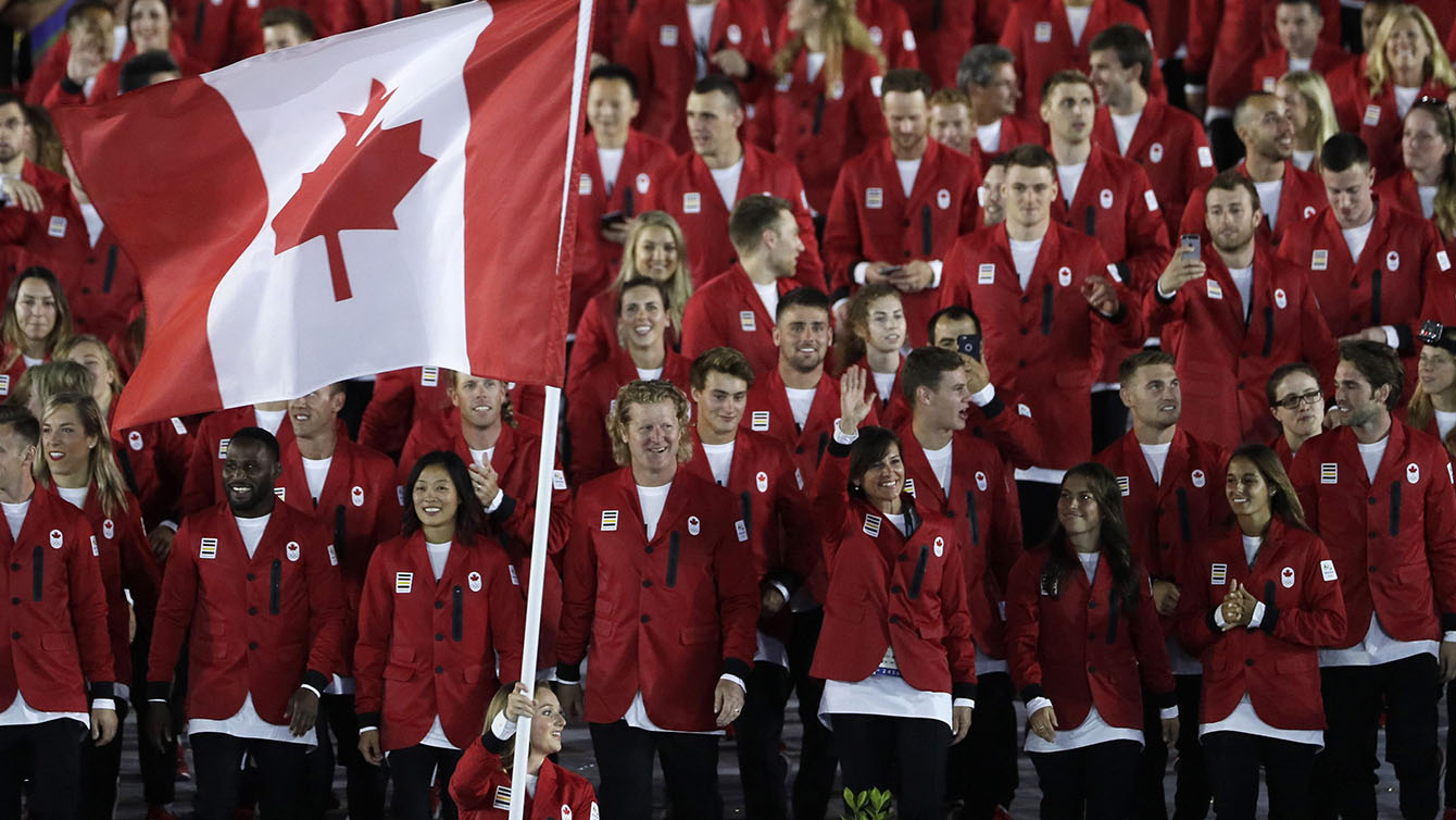 In Photos Team Canada At The Rio 2016 Opening Ceremony Team Canada