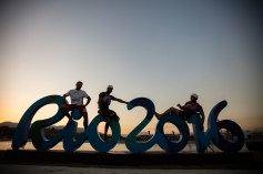 Sunset at the Rio 2016 slalom course