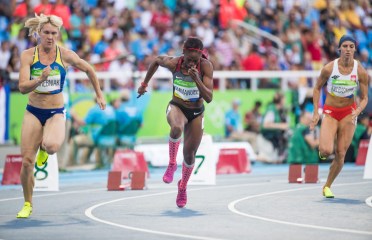 Rio 2016: Crystal Emmanuel Crystal Emmanuel running in the 200m heats