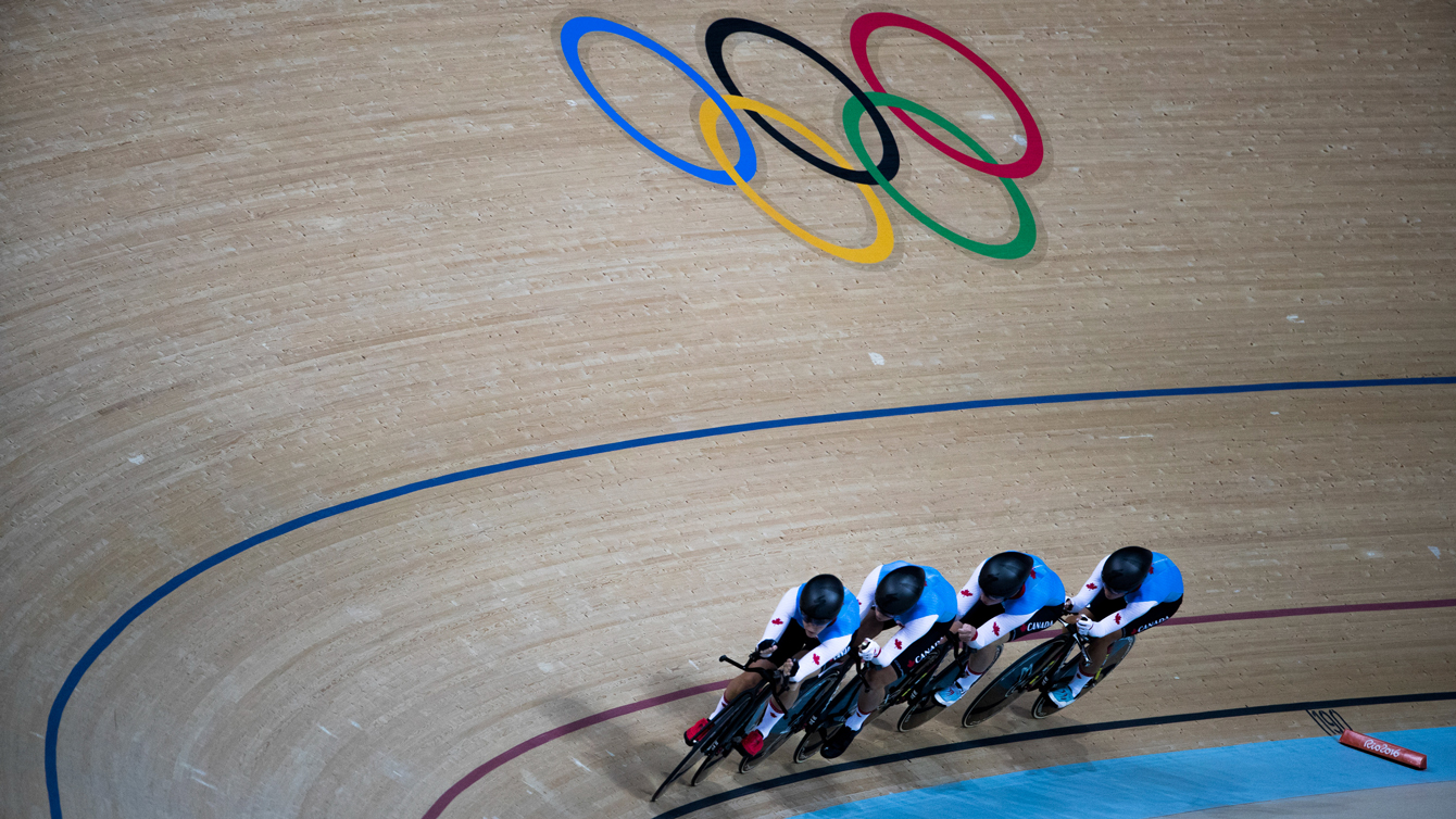 Rio 2016: Allison Beveridge, Laura Brown, Jasmin Glaesser and Georgia Simmerling, women's team pursuit