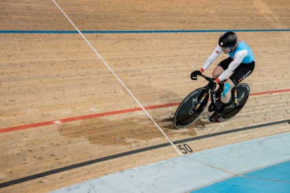 Georgia Simmerling at the velodrome in Milton on July 29, 2016.