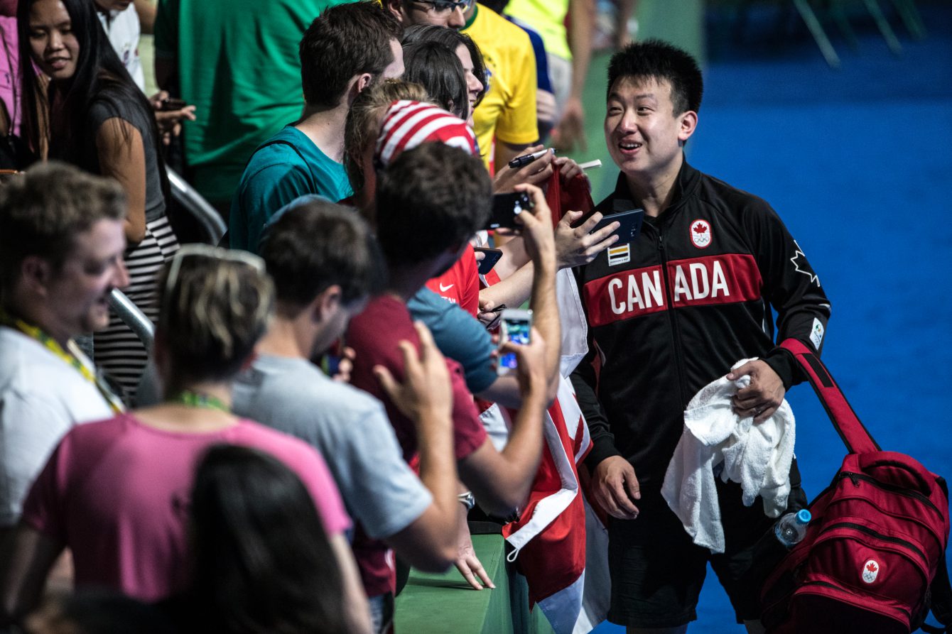 Eugene Wang, Rio 2016. August 6, 2016. COC Photo/David Jackson