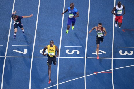 Usain Bolt wins Men's 200m Final at the 2016 Olympic Games in Rio. / AFP / Antonin THUILLIER (Photo credit should read ANTONIN THUILLIER/AFP/Getty Images)