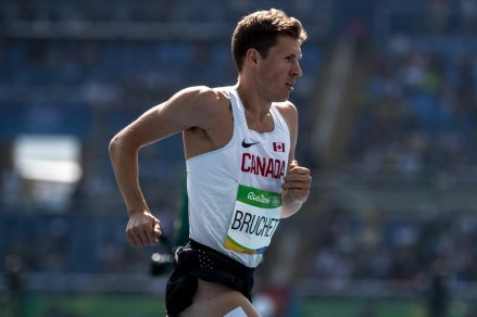 Team Canada’s Lucas Bruchet competes in the first round of men’s 5000m race at Olympic Stadium, Rio de Janeiro, Brazil, Wednesday August 17, 2016. C