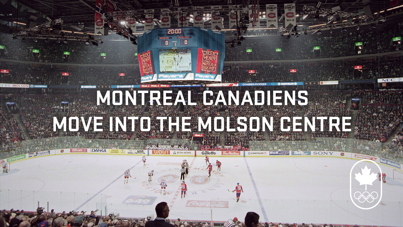 What's up in 1996: Montreal Canadiens move into the Molson Centre