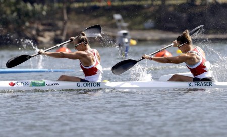 Rio 2016: Genevieve Orton and KC Fraser Genevieve Orton and KC Fraser, Rio 2016. August 15, 2016. AP Photo/Andre Penner
