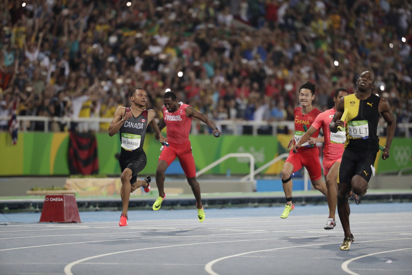 Men's 4x100 Relay, Rio 2016. August 19, 2016.
