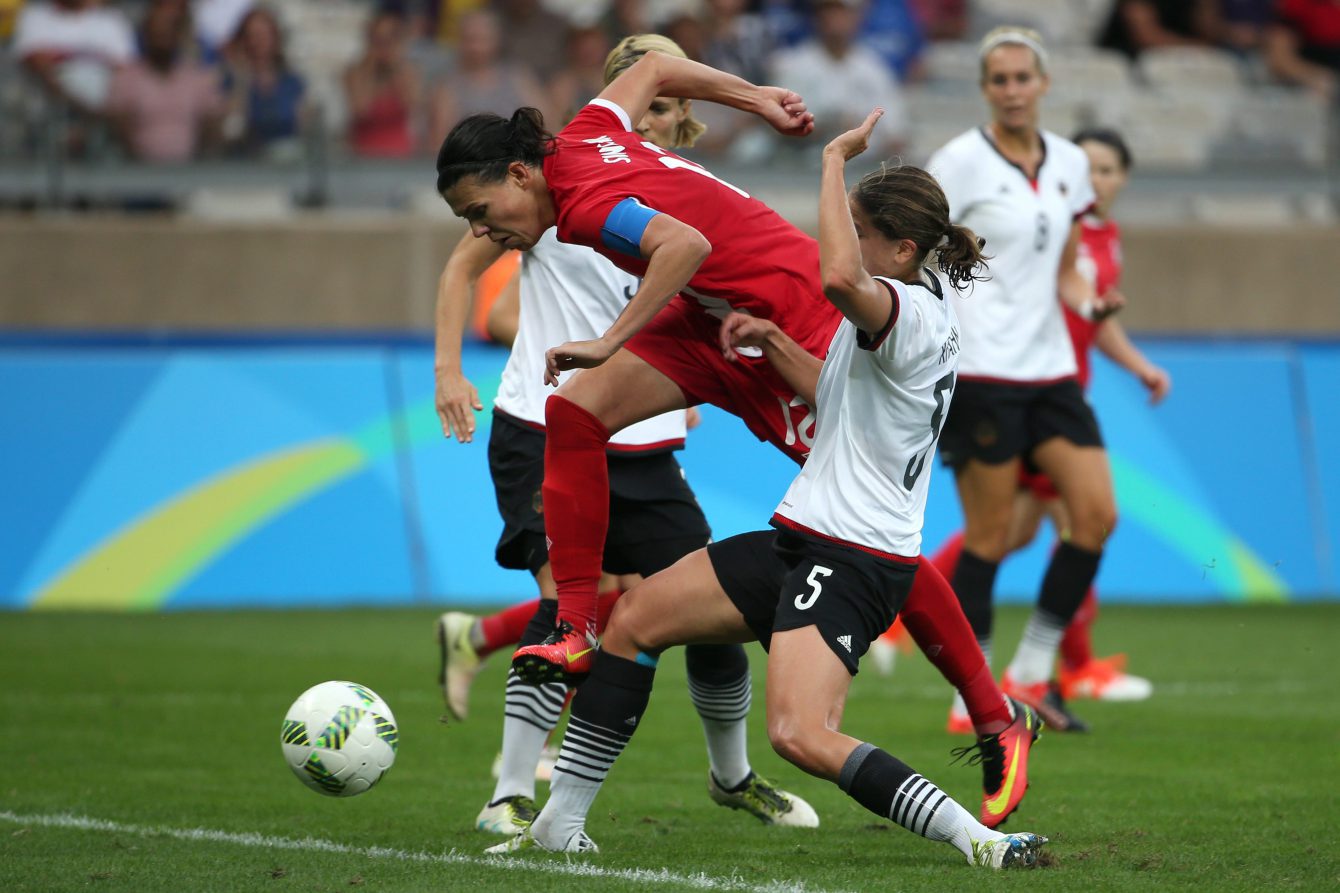 Christine Sinclair, Rio 2016. August 16, 2016.