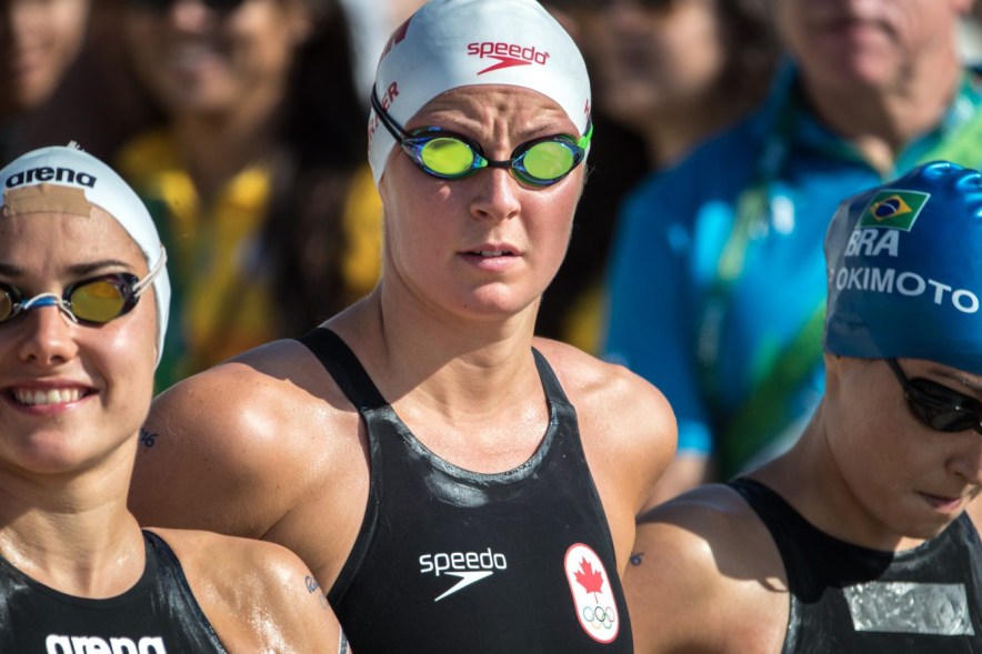 Rio 2016: Stephanie Horner Team Canada's Stephanie Horner during the women's 10km open water swim at Copacabana Beach, Rio de Janeiro, Brazil, Monday August 15, 2016. COC Photo/David Jackson