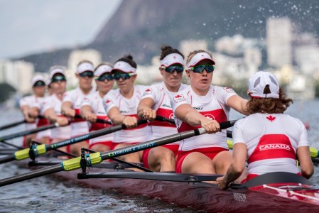 Team Canada's women's rowing team