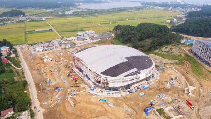 ice arena Gangneung ice arena. (Photo: PyeongChang 2018)
