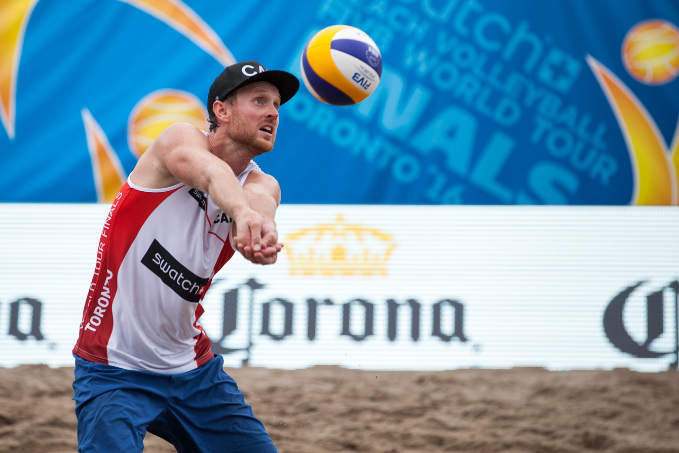 Schalk during the FIVB World Tour Finals