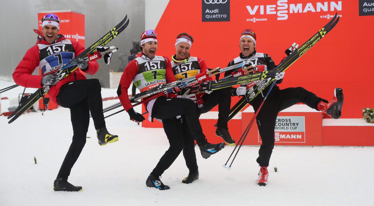 Breakthrough bronze for Canada in World Cup crosscountry relay Team