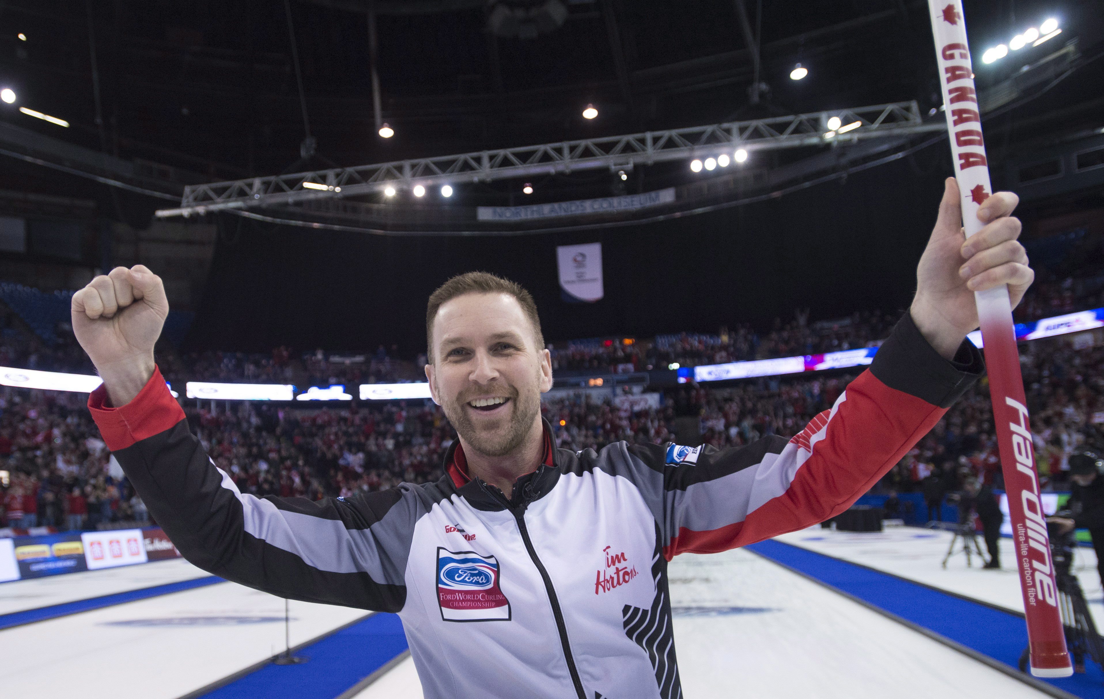 Undefeated Team Gushue golden at World Men's Curling Championship