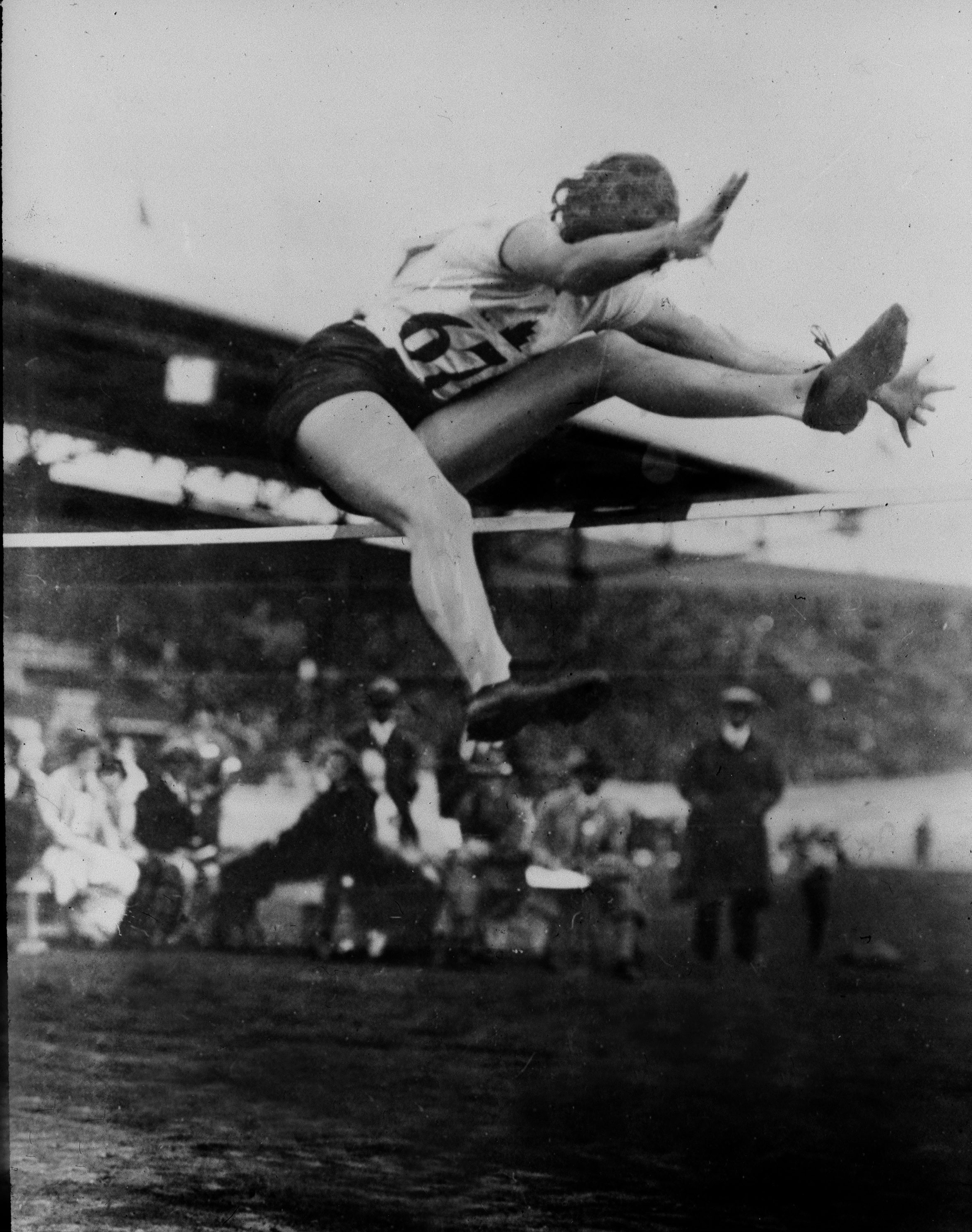 Ethel Catherwood of Canada, winner of a gold medal in the women's high jump event at the Amsterdam 1928 Olympic Games