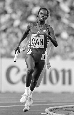 Marita Payne competes at the 1987 IAAF World Championships in Rome Photo: Claus Andersen