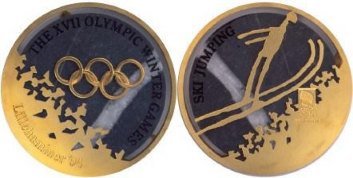 Ski jumping medals from Lillehammer 1994 (Photo: BBC News)