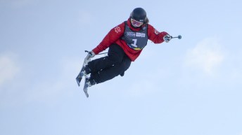 Team Canada - Mackenzie Wilson competes in the Ski Halfpipe Finals