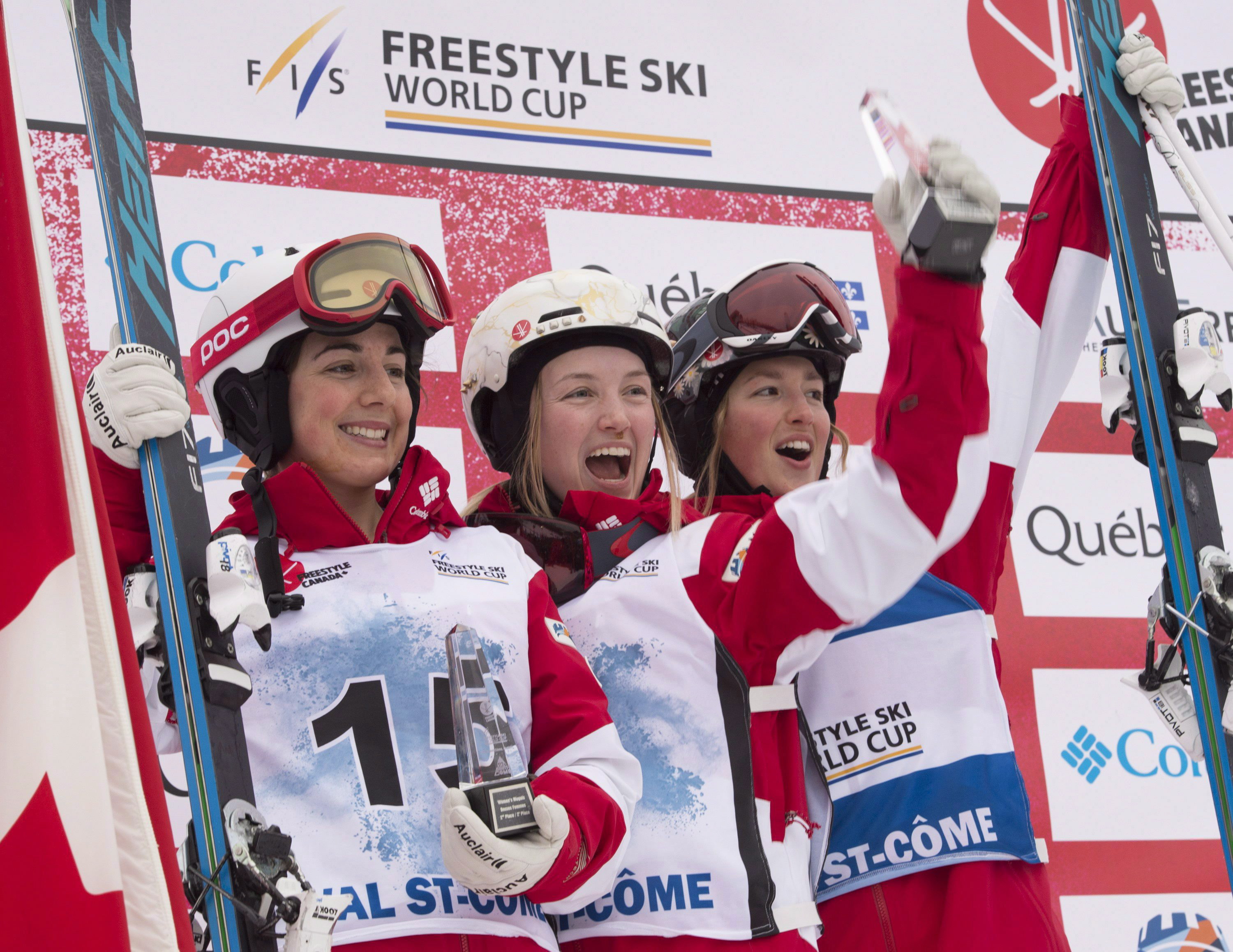 Team Canada - Justine Dufour-Lapointe, Andi Naude, Chloe Dufour-Lapointe