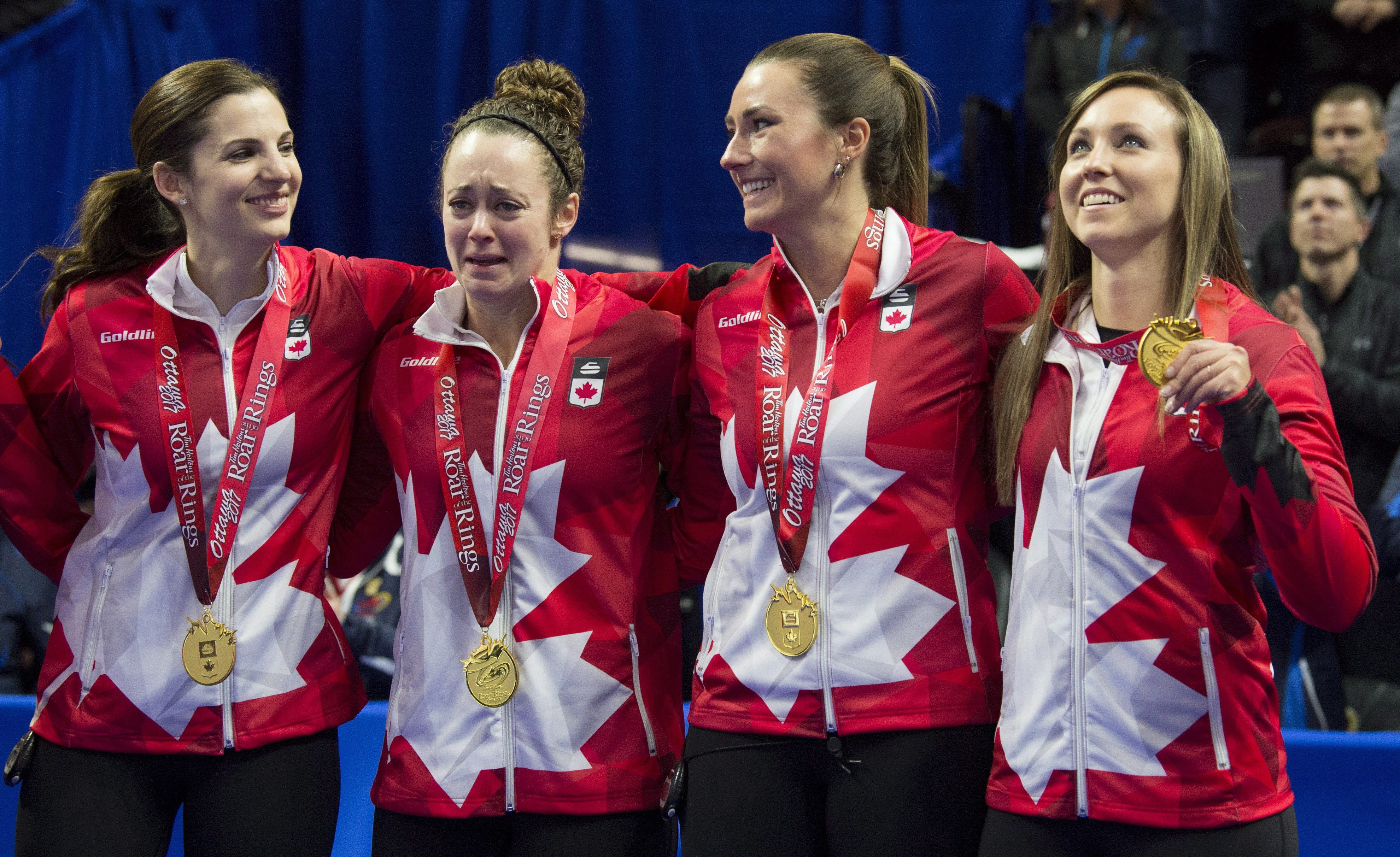 Team Canada Rachel Homan Lisa Weagle Emma Miskew Joanne Courtney