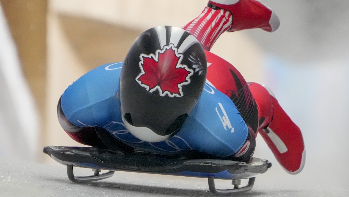 Skeleton winter olympics