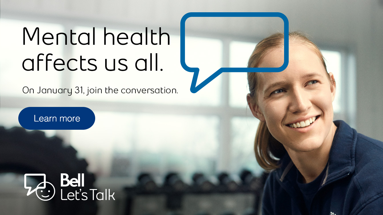 Support mental health during the eighth annual Bell Let