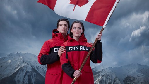 Tessa Virtue and Scott Moir Flag Bearers Tessa Virtue and Scott Moir are announced as the flag bearers for Team Canada at PyeongChang 2018. (Photo: Chris Gordaneer)