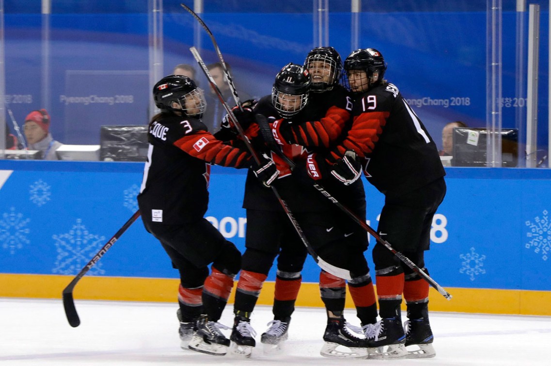 Team Canada women's hockey vs Finland