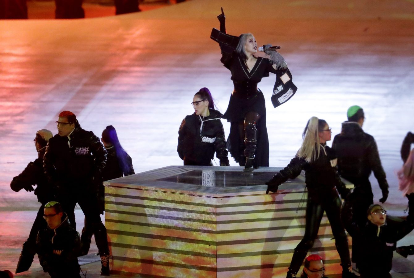 Singer CL performs during the closing ceremony of the 2018 Winter Olympics in Pyeongchang, South Korea, Sunday, Feb. 25, 2018. (AP Photo/Chris Carlson)