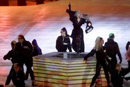 Singer CL performs during the closing ceremony of the 2018 Winter Olympics in Pyeongchang, South Korea, Sunday, Feb. 25, 2018. (AP Photo/Chris Carlson)