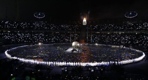 Pyeongchang Olympics Closing Ceremony Olympic mascots take the stage during the closing ceremony of the 2018 Winter Olympics in Pyeongchang, South Korea, Sunday, Feb. 25, 2018. (AP Photo/Chris Carlson)